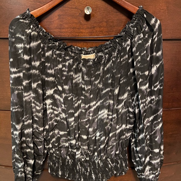 Michael Kors animal print top size L - Picture 2 of 4